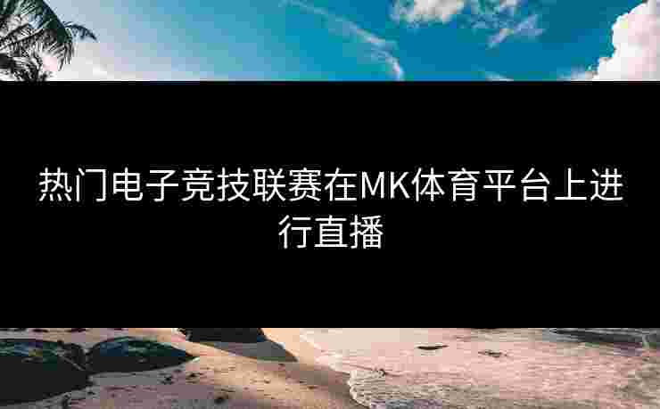 热门电子竞技联赛在MK体育平台上进行直播