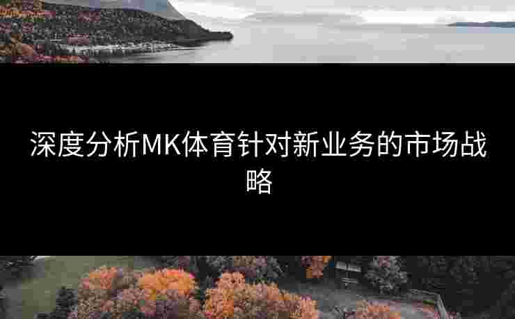 深度分析MK体育针对新业务的市场战略
