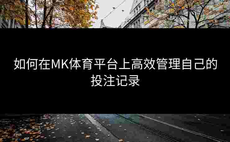 如何在MK体育平台上高效管理自己的投注记录